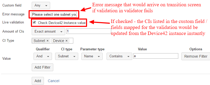 Error Message Config