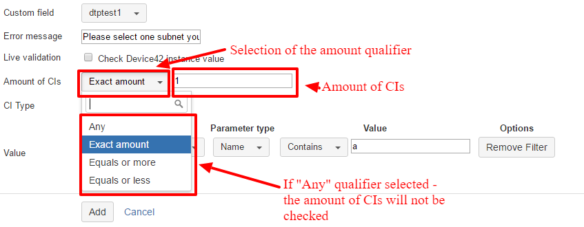 Exact Amount Validation