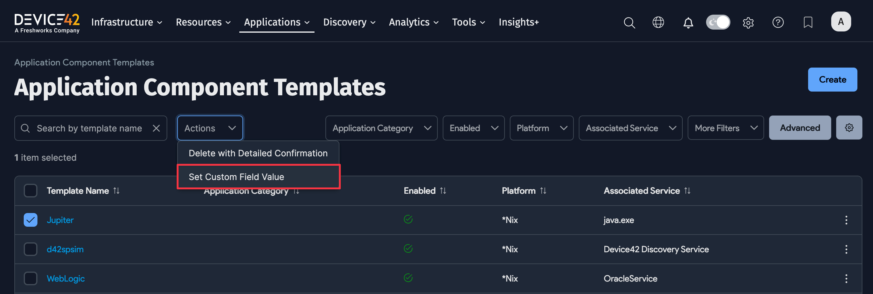 Custom Field Value action