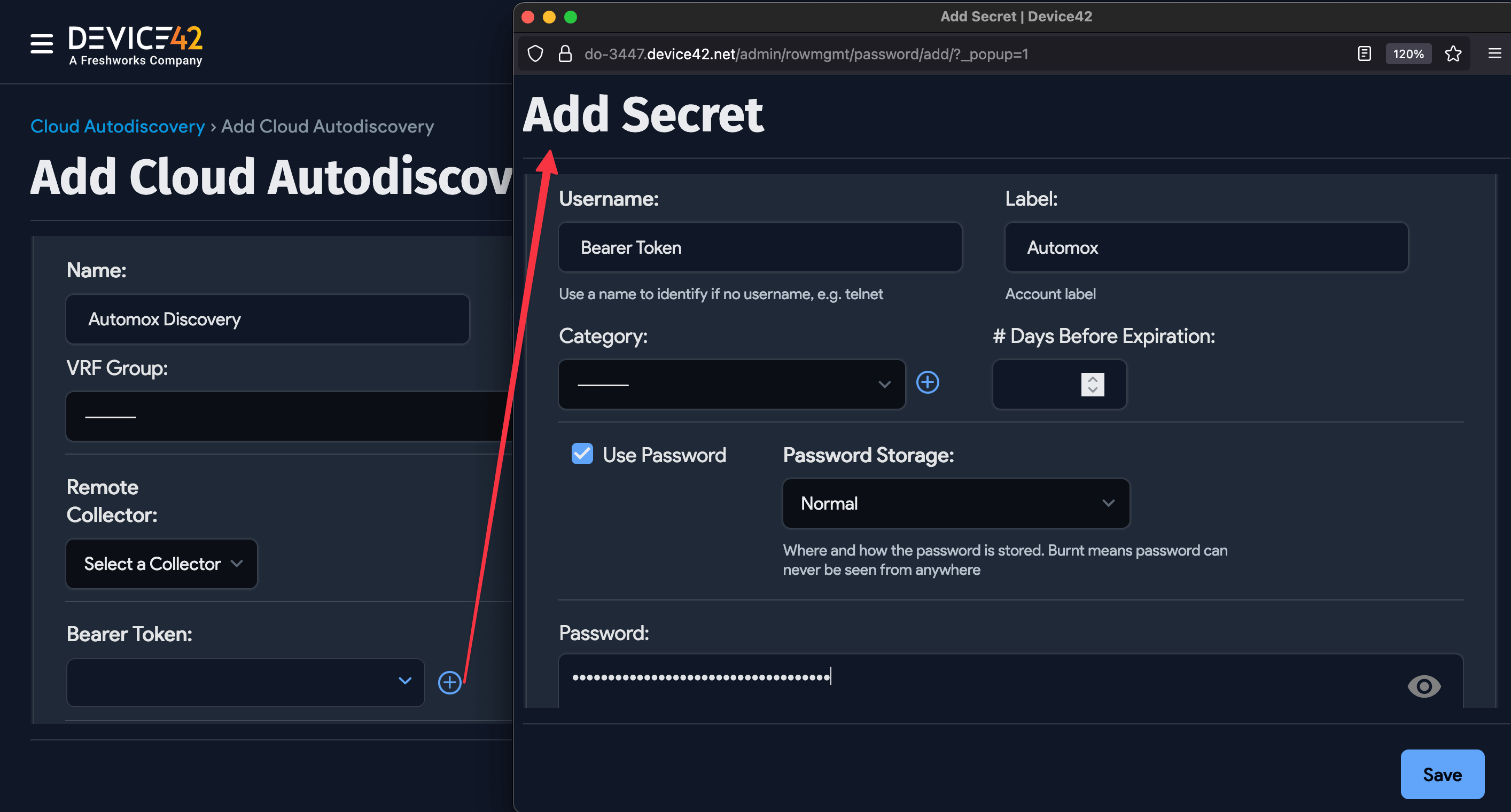 Provide your Automox credentials