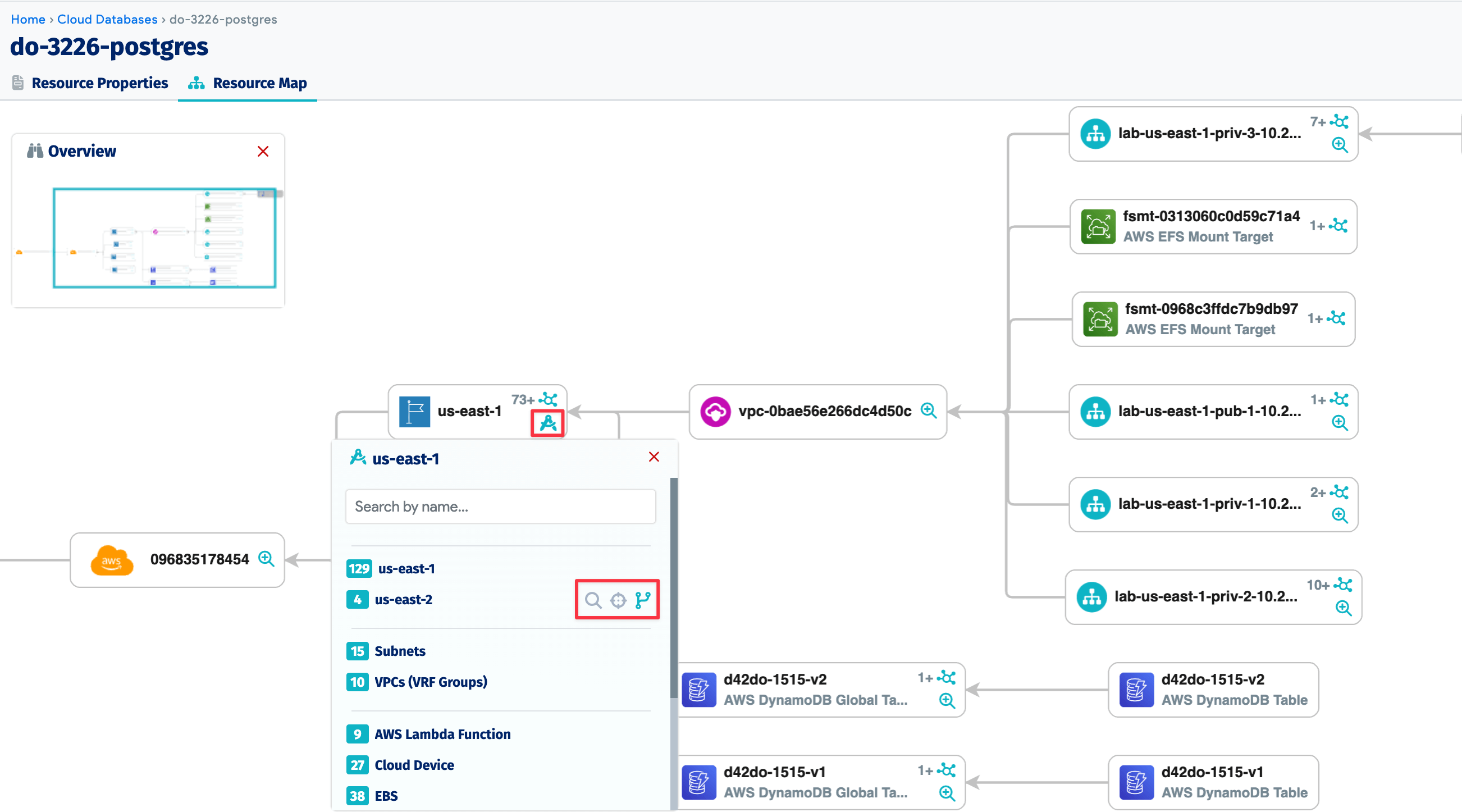 Expanded dependency details