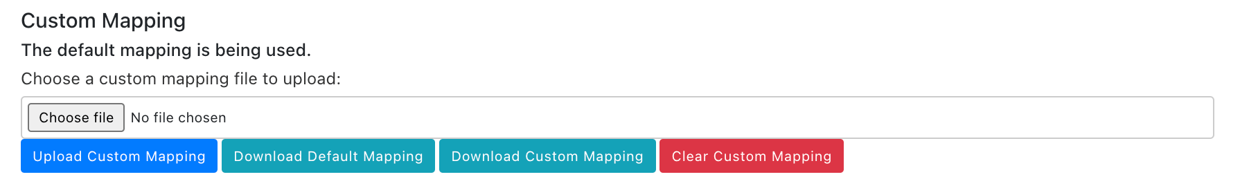 Custom mapping options in the Freshservice UI