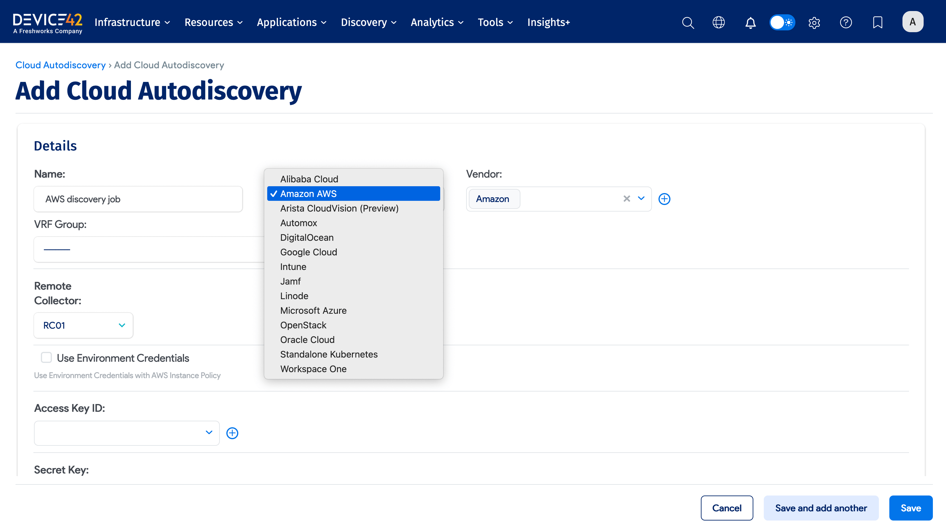 Cloud discovery platforms