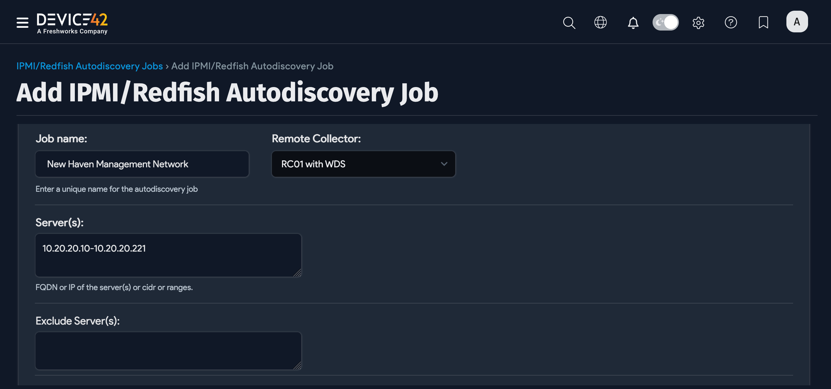 Add IPMI/Redfish job