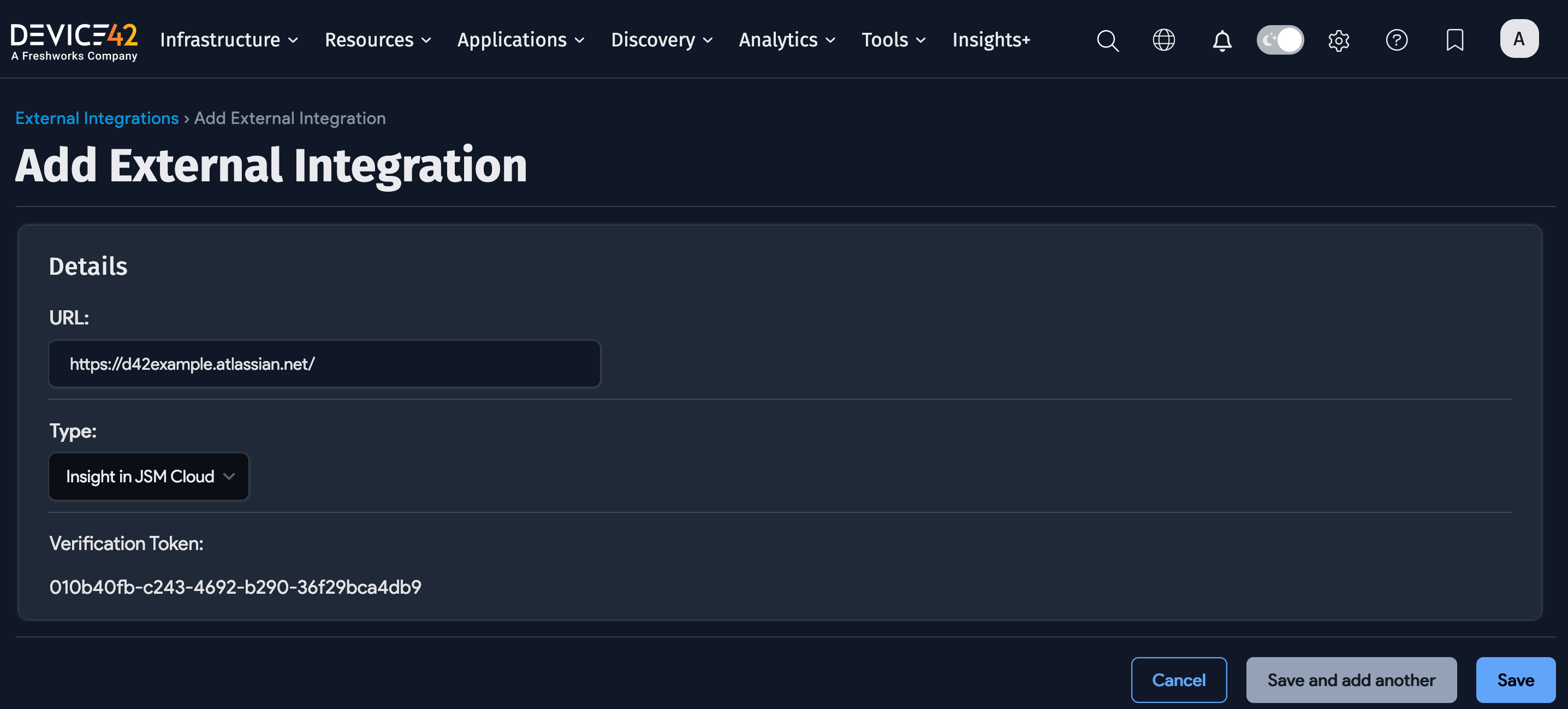 Device42 External Integration