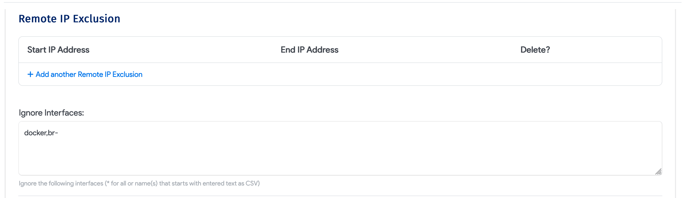 Linux Unix job exclusions