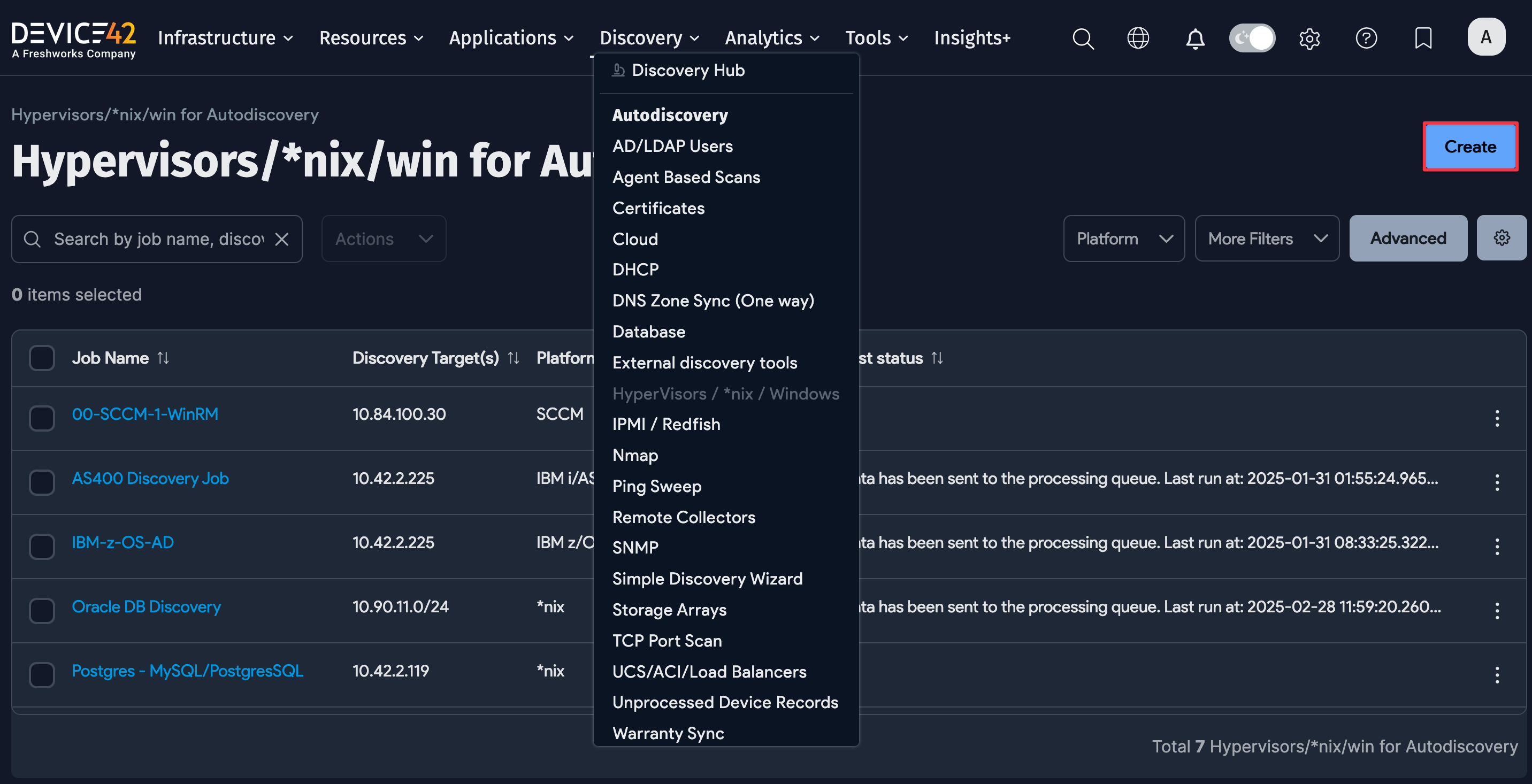 nix autodiscovery page