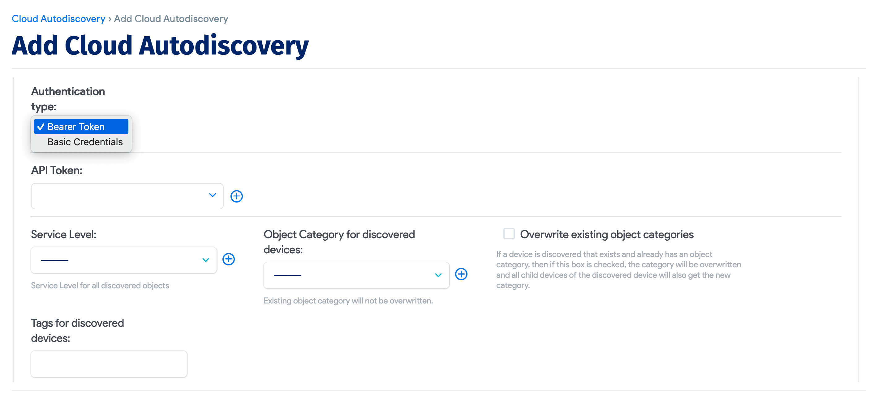 Add Arista CloudVision discovery details