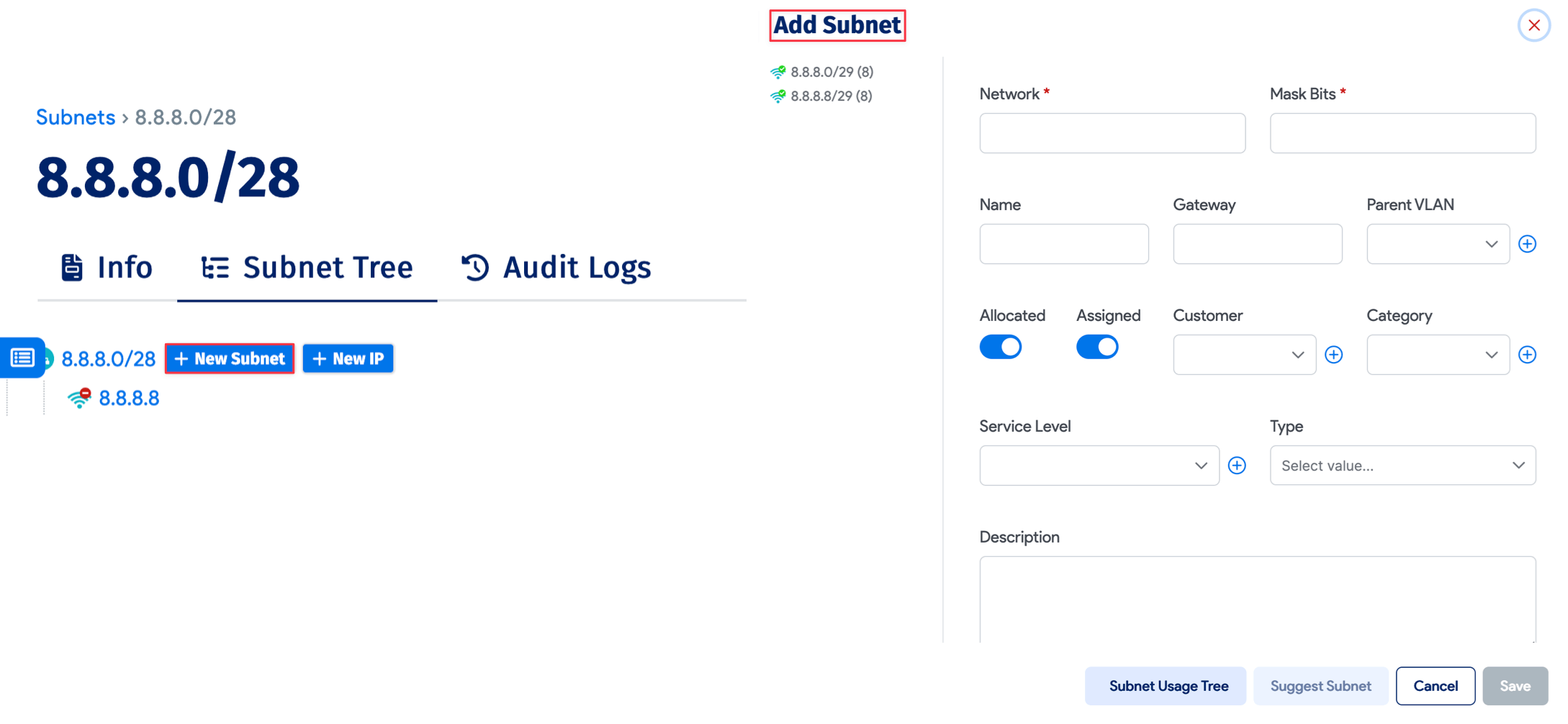 Adding Subnetted Subnets