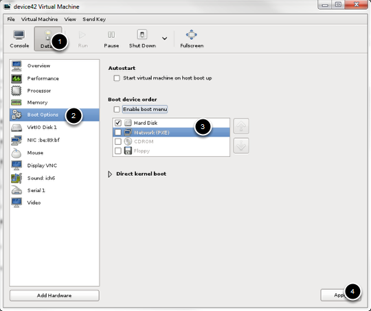 Disable network boot