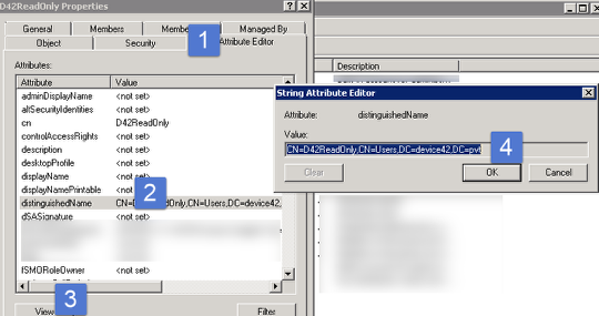 An example - how to get Group DN in Active Directory